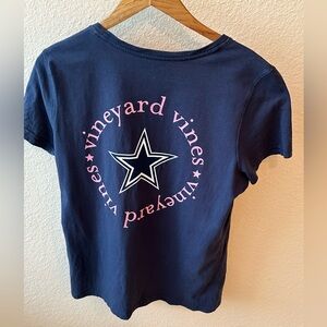 Vineyard Vines Women’s Tee with Pink and White Star Design